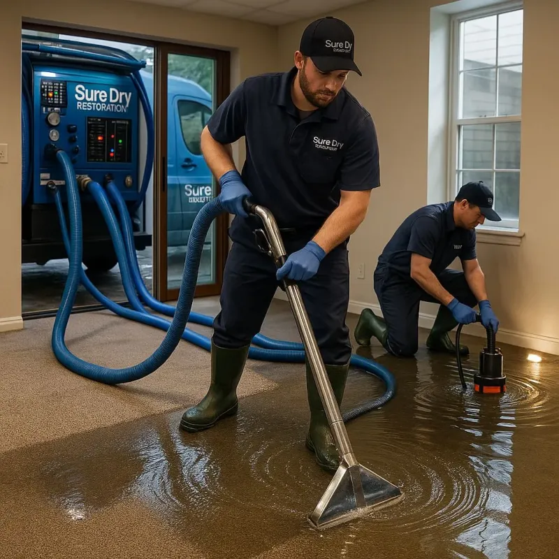 Water Extraction and Removal process in New Eagle, PA